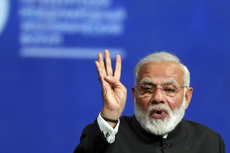 Narendra Modi: a visita do premiê terá duração de dois dias (Vladimir Smirnov/TASS/Host Photo Agency/Pool/Reuters)