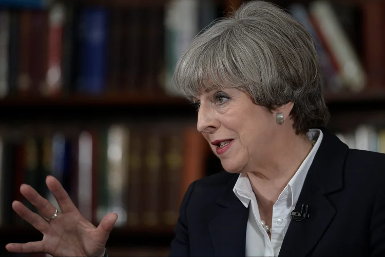 Theresa May: a premiê retomou sua campanha após uma pausa pelos atentados ocorridos em Londres (Hannah McKay/Reuters)