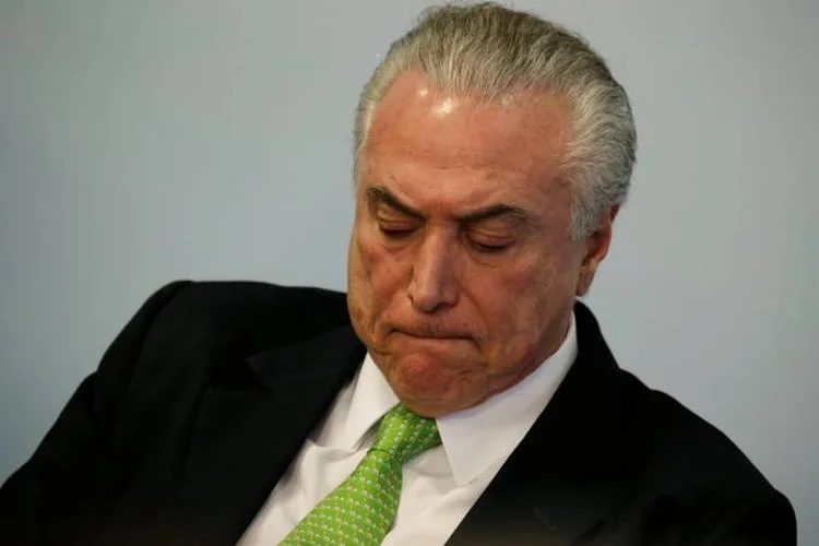 MICHEL TEMER: o presidente disse que quem providenciou o jatinho de Joesley foi quem providenciou o transporte foi o ex-ministro da Agricultura Wagner Rossi (PMDB) / Ueslei Marcelino/Reuters (Ueslei Marcelino/Reuters)