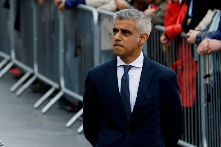 Sadiq Khan: a perspectiva de uma visita de Estado de Donald Trump não é bem vista por muitos britânicos. (Tom Jacobs/Reuters)