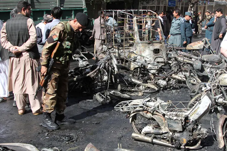 Ataque em Herat: explosão ocorreu após uma série de casos de violência na capital do Afeganistão, Cabul (Mohammad Shoib/Reuters)