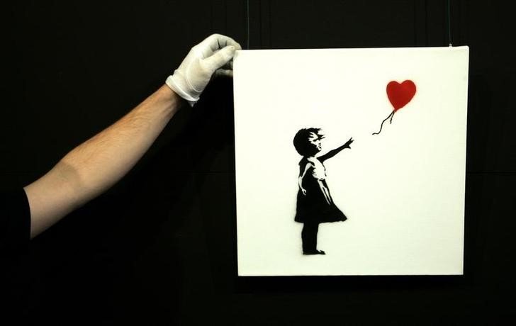 Grafite famoso de Banksy: exposição tem um enfoque mais acadêmico (Reuters/Luke MacGregor)