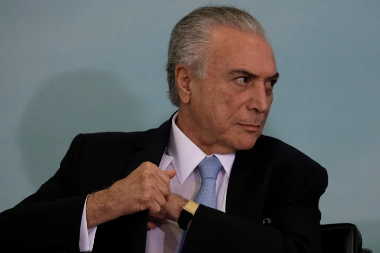 Michel Temer: o subchefe de Assuntos Jurídicos da Casa Civil também está no gabinete acompanhando o julgamento da ação (REUTERS/Ueslei Marcelino/Reuters)