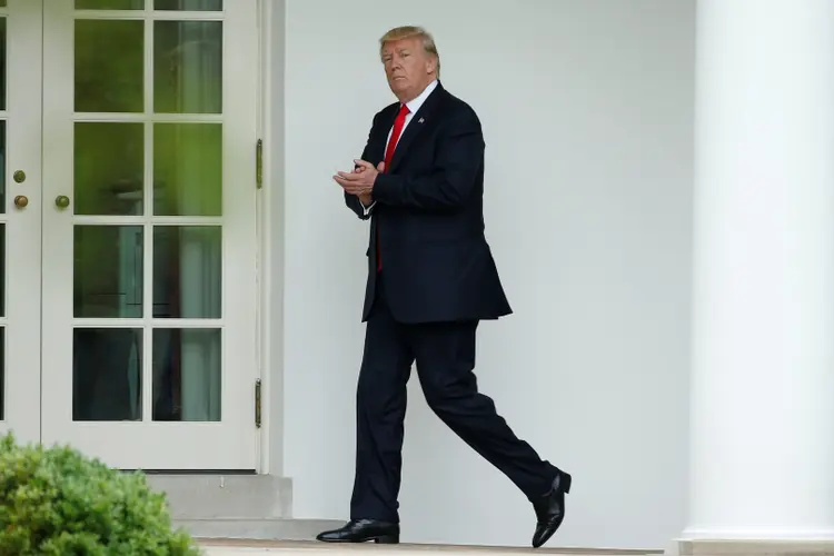 Trump: a nota ressalta que o presidente nunca pressionou Comey (Joshua Roberts/Reuters)