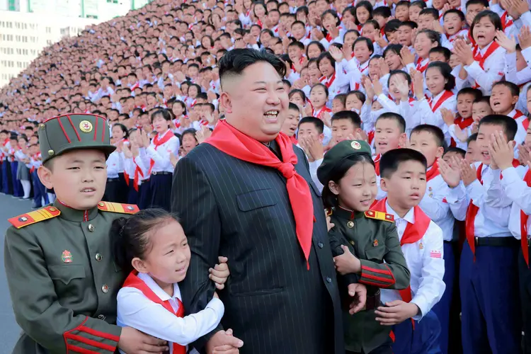 Kim Jong-Un: "há mudanças grandes e inesperadas na Coreia do Norte", disse Thae Yong-Ho (KCNA/Reuters)