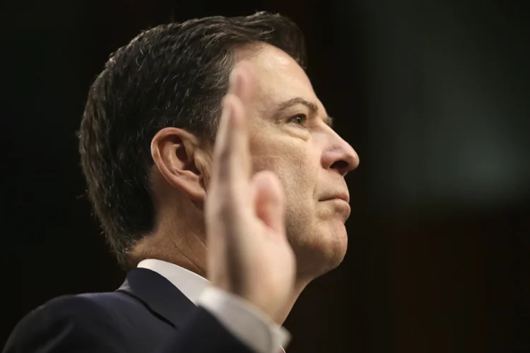James Comey: a queixa focará em denunciar o fato de Comey ter admitido o vazamento (Jim Bourg/Reuters)