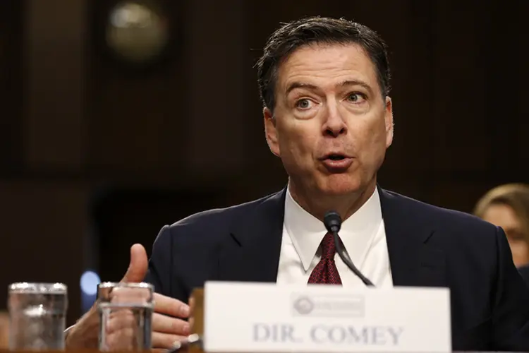 James Comey: "o governo escolheu me difamar e, de maneira muito mais grave, (difamar) o FBI" (Jonathan Ernst/Reuters)
