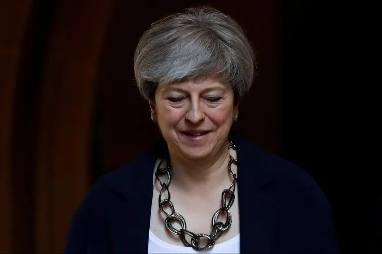 Theresa May: o programa legislativo, também chamado "O discurso da Rainha", deverá ser aprovado pelos deputados da Câmara dos Comuns (Stefan Wermuth/Reuters)