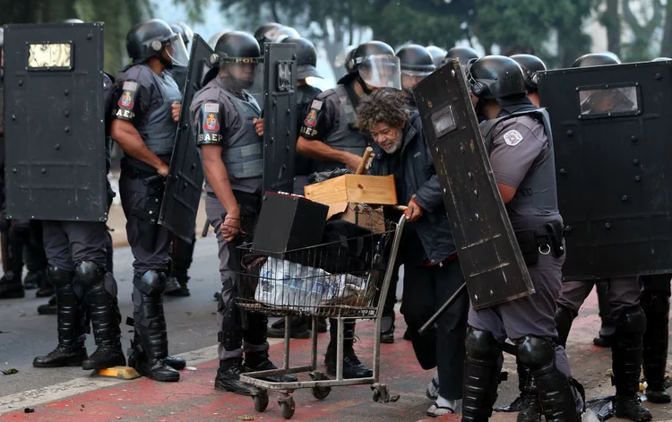 Cracolândia: a Secretaria Municipal de Assistência e Desenvolvimento Social enalteceu o fato de o alojamento "ter conseguido atrair os usuários" (Paulo Whitaker/Reuters)