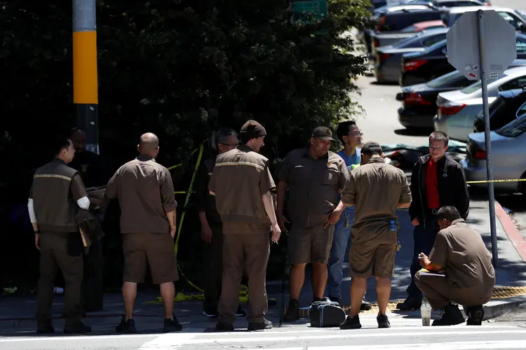 São Francisco: o atirador disparou em si mesmo após abrir fogo contra os colegas (REUTERS/Stephen Lam/Reuters Internet)