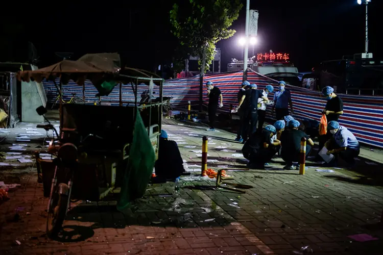 Explosão na China: duas mortes aconteceram na hora e outros seis morreram no hospital para onde foram levados (Foto/Reuters)