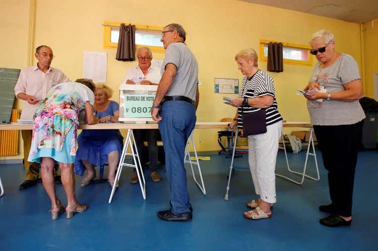 Segundo turno das eleições legislativas na França - 18/06/2017 (REUTERS/Jean-Paul Pelissier/Reuters)