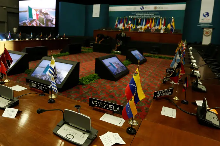 OEA: uma reunião especial de chanceleres sobre a Venezuela foi incluída na agenda no último momento (Carlos Jasso/Reuters)