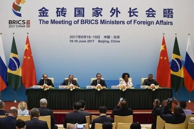 Brics: os países também renovaram o compromisso com a promoção do comércio global (Wang Zhao/Pool/Reuters)