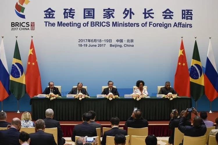 Reunião do Brics: cem citar diretamente Trump, o bloco pede que a tendência isolacionista dos EUA seja evitada (Reuters)