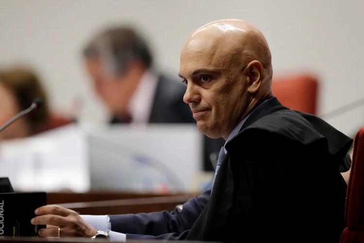 Alexandre de Moraes: "Todo mundo que está fazendo prognóstico está chutando o que acha correto", diz o ministro (Ueslei Marcelino/Reuters)