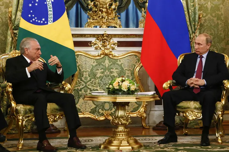 Michel Temer: ao final da reunião, Temer e Putin farão uma declaração conjunta e assinarão acordos bilaterais (Sergei Karpukhin/Reuters)