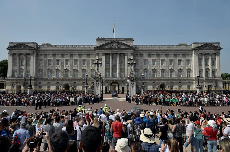 Palácio de Buckingham: nenhum membro da família real estava presente no palácio no momento do incidente (Hannah McKay/Reuters)