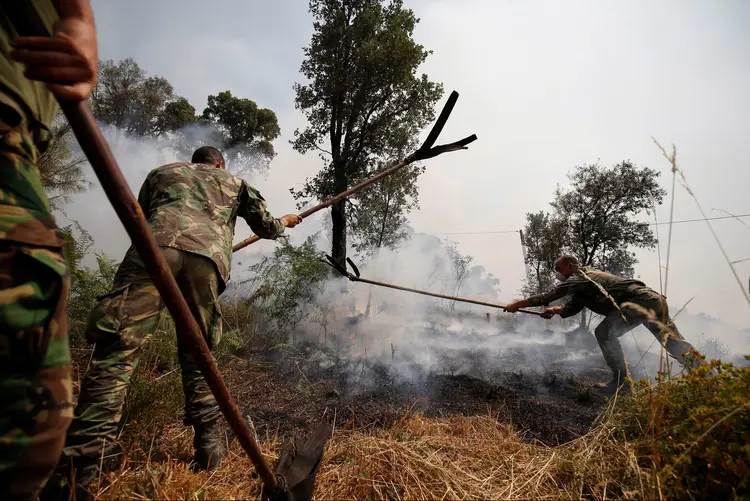 Incêndio: o fogo em Góis era o último foco que ainda não havia sido controlado (Rafael Marchante/Reuters)