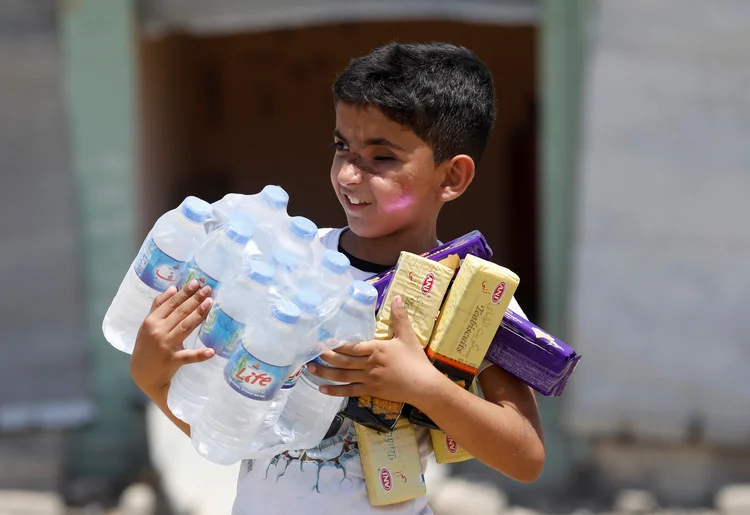 Mosul: "Não será um Eid de verdade antes de voltarmos para casa", disse um homem (Erik De Castro/Reuters)