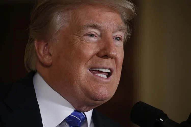 Trump: o presidente afirmou no mês passado que a Espanha deveria permanecer unida (Jonathan Ernst/Reuters)