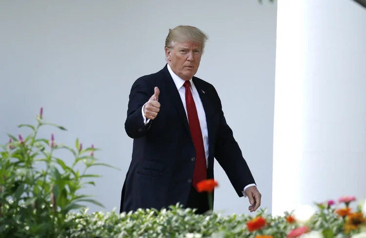 Trump: os maiores gastos com defesa e com infraestrutura provavelmente receberão suporte amplo (Kevin Lamarque/Reuters)