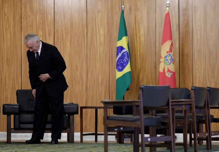 Michel Temer: seu governo está na corda bamba desde a revelação de sua conversa com o empresário Joesley Batista (Ueslei Marcelino/Reuters)