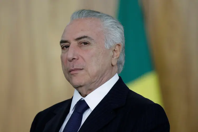 Michel Temer: se não for formada a maioria exigida na Câmara, a denúncia por corrupção passiva ficará suspensa até Temer deixar o cargo de presidente (Ueslei Marcelino/Reuters)