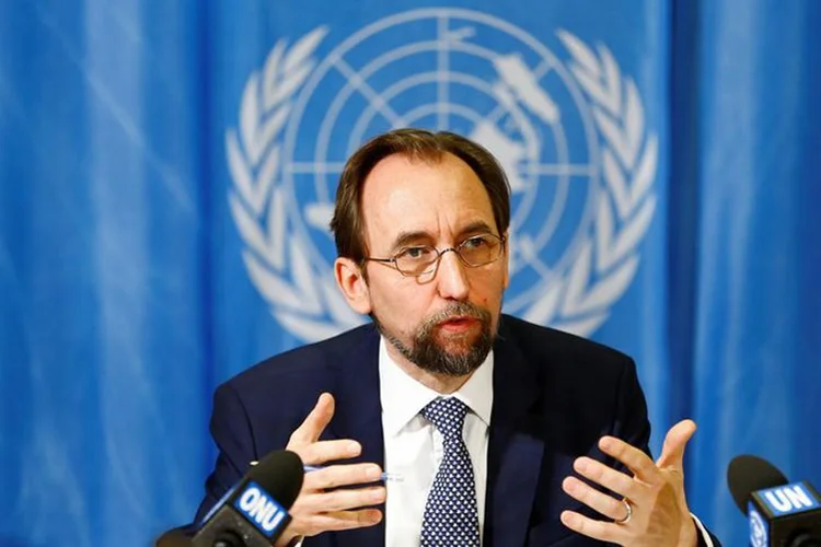 Zeid Ra'ad al-Hussein: "é realmente bem surpreendente quando você pensa que a liberdade de imprensa (...) algo que os Estados Unidos defenderam durante os anos, está agora sob ataque do presidente" (Pierre Albouy/Reuters)