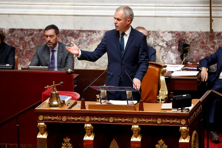 De Rugy: "Temos que reconquistar uma confiança corroída por uma década de crise econômica, social e de representatividade democrática" (Charles Platiau/Reuters)