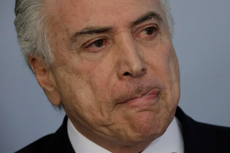 Temer: "quando você examina a tal da denúncia você vê desde logo sua inépcia", disse Temer (REUTERS/Ueslei Marcelino/Reuters)