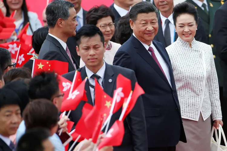 Xi Jinping: a polícia anunciou que adotará "medidas de segurança contra terrorismo" para garantir a proteção do presidente (Bobby Yip/Reuters)
