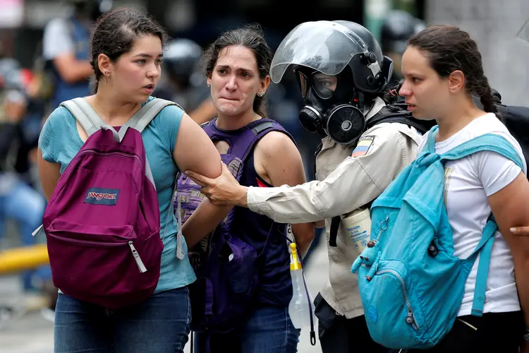 Venezuela: uma testemunha declarou que cerca de 20 ou 30 pessoas foram levadas (Ivan Alvarado/Reuters/Reuters)