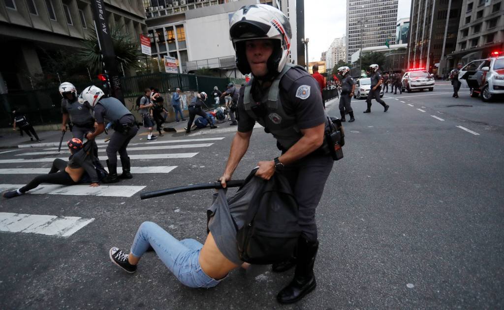 Polícia em São Paulo: Omissão do poder público preocupa especialistas (Leonardo Benassatto/Reuters)