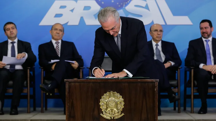 PRESIDENTE MICHEL TEMER: proposta de reforma trabalhista foi apresentada nesta quinta-feira / Marcos Corrêa / PR