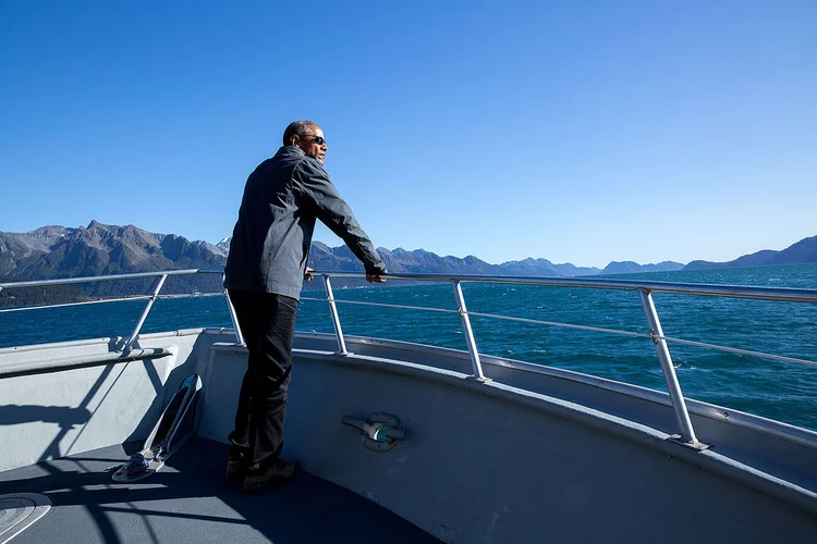 BARACK OBAMA: visita ao Alasca para mostrar conequências do aquecimento global / Pete Souza/ White House
