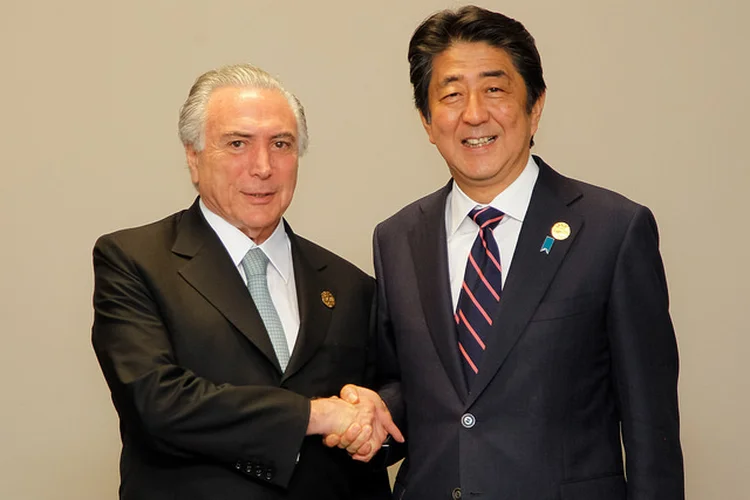 TEMER E ABE, NO G-20: na pauta do encontro estão troca de experiências sobre a organização dos Jogos Olímpicos  / Presidência da República