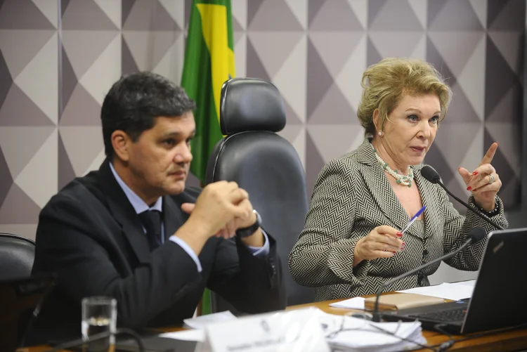 Marta Suplicy: a ex-petista teve um diálogo ríspido com Lindbergh Farias (PT-RJ) (Marcos Oliveira/Senado/Flickr)