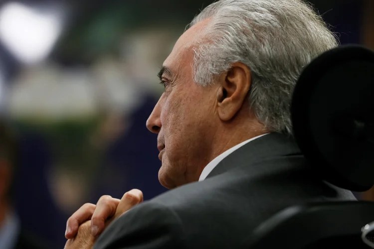 Temer: Justiça do Distrito Federal determinou o bloqueio de R$ 32 milhões do ex-presidente e do coronel Lima (Beto Barata/PR/Fotos Públicas)