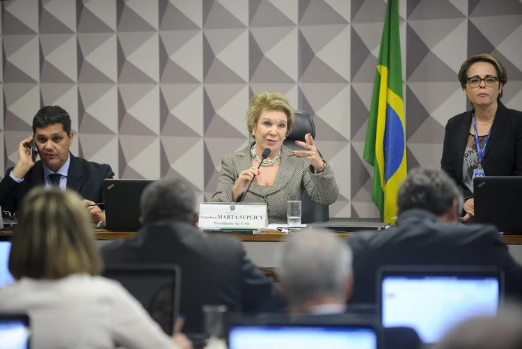 Marta Suplicy: senadora disse nesta quinta-feira, 9, que vê sua vida parlamentar "completa" (Marcos Oliveira/Agência Senado/Agência Senado)