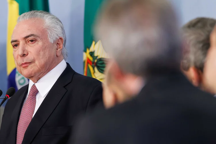 Michel Temer: a defesa do presidente argumenta que as provas contidas na denúncia não são concretas (Beto Barata/PR/Flickr)