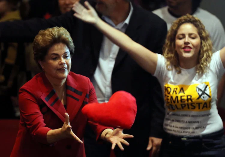 DILMA EM EVENTO EM SP: seu destino deve ser selado pelo Senado no dia 30  / Paulo Whitaker/ Reuters