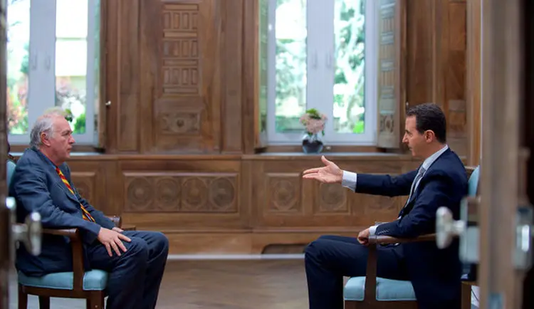 ASSAD: ditador sírio concedeu sua primeira entrevista desde o ataque químico a civis  / SANA/Reuters