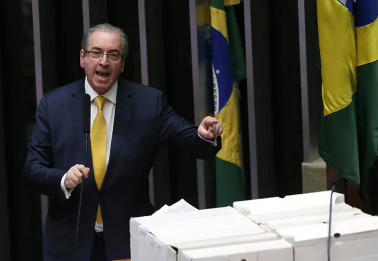 EDUARDO CUNHA: &#8220;amanhã serão vocês&#8221;, afirmou ele aos deputados presentes na Câmara  / Adriano Machado/ Reuters