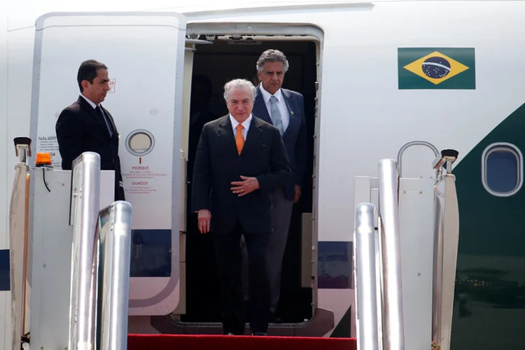 TEMER: presidente chega à China na primeira de oito viagens internacionais que deve fazer até o fim do ano  / Aly Song/ Reuters