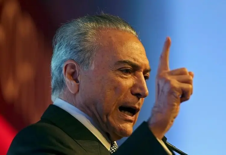 Michel Temer: "o Brasil não tem tempo a perder" (Paulo Whitaker/Reuters)