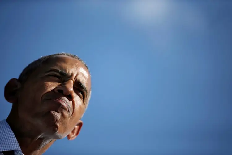 Barack Obama: “Existem poucas questões mais importantes para a segurança dos Estados Unidos do que a disseminação potencial de armas nucleares" (Carlos Barria/Reuters)