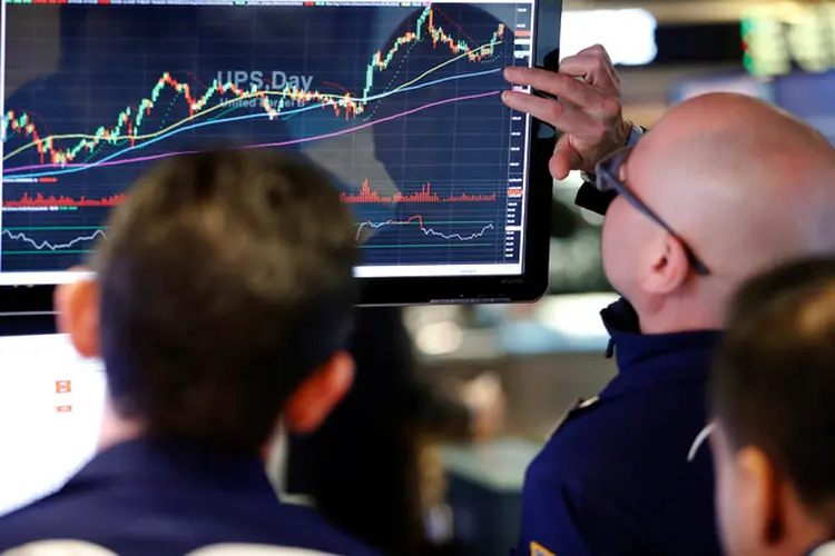 Índices europeus: o índice FTSEurofirst 300 caiu 0,68 por cento, a 1.482 pontos, enquanto o índice pan-europeu STOXX 600 perdeu 0,63 por cento, a 378 pontos (Lucas Jackson/Reuters)