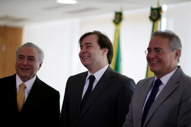 TEMER, MAIA E RENAN: o impeachment foi antecipado, a definição sobre Cunha continua sem data definida  / Ueslei Marcelino/ Reuters