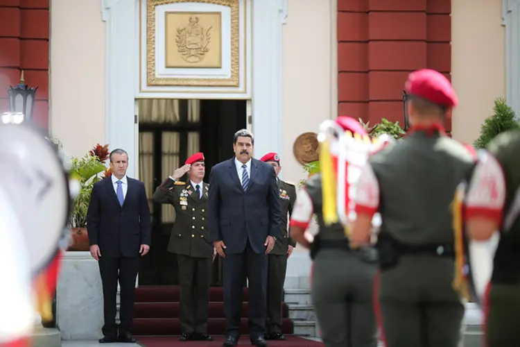 EL AISSAMI E MADURO: o novo vice-presidente reforça a linha dura do governo venezuelano  / Miraflores Palace/ Reuters